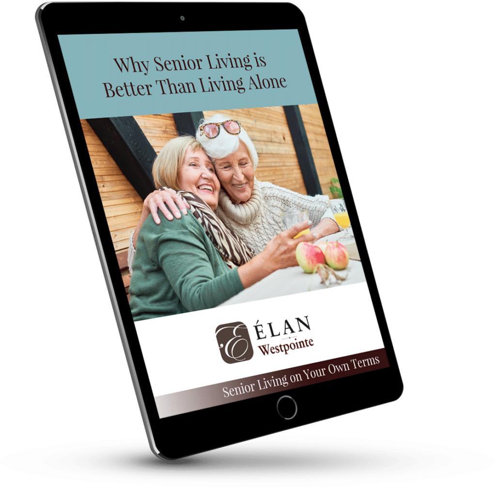 Why Senior Living is Better Than Living Alone eBook mockup