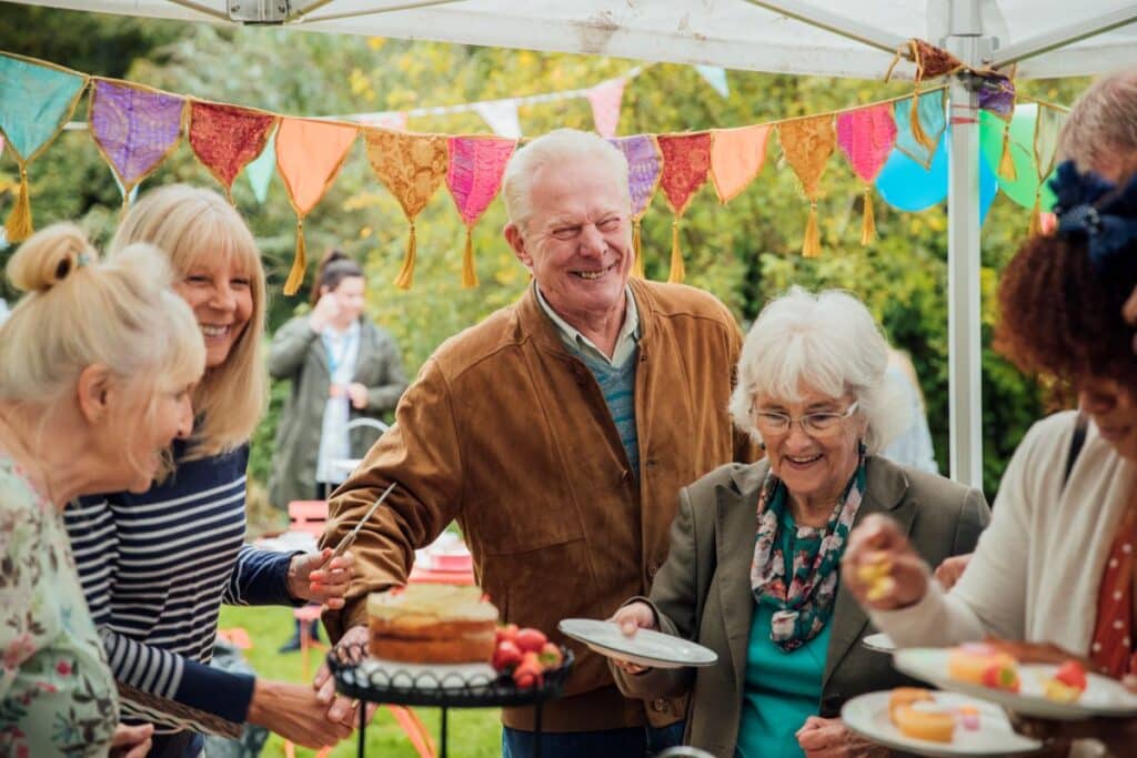 Seniors enjoy outdoor fair